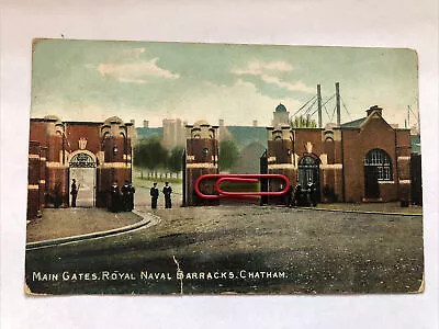 Main Gates Naval Barracks Chatham Kent Animated External Street View 1900’s • £3.25