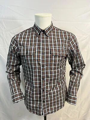 MICHAEL KORS Men’s Long Sleeve Medium Multi Color Check SHIRT • $15