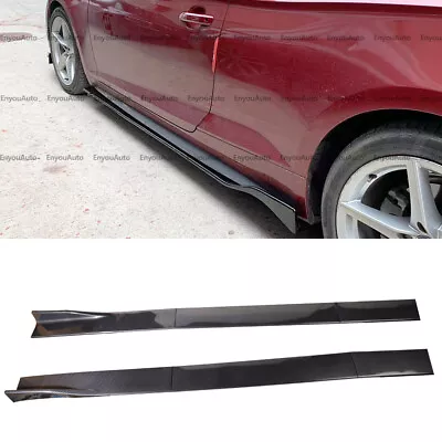 For Mazda MX-5 Miata 86  Side Skirt Extension Rocker Panel Splitter Carbon Fiber • $76
