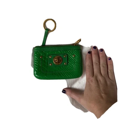 $20 • Buy Marc By Marc Jacobs Wallet Green Small Coin Purse Snake Skin Design