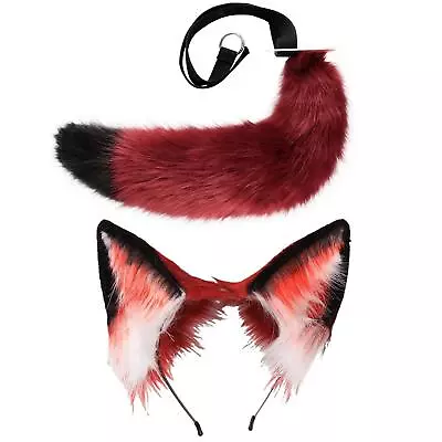 Ears And Tail Set Anime Cosplay Headband Hair Accessories • $55.36