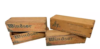 Lot Of 4 Vintage Wooden Cheese Boxes..windsor • $37