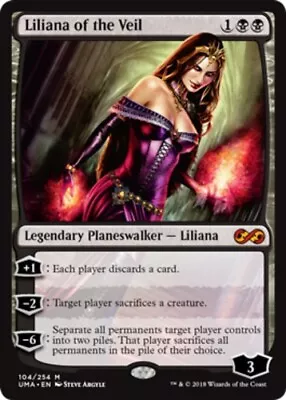 [1x] Liliana Of The Veil - Near Mint English - Ultimate Masters MTG Magic • $16.99