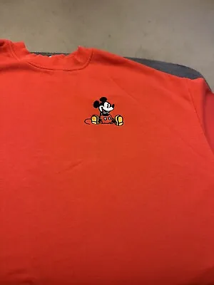 £4.99 • Buy Ladies Sweatshirt With Mickey Mouse Motif L