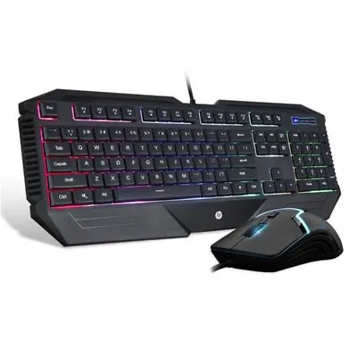$59.99 • Buy HP GK1100 USB Wired Gaming Keyboard And Mouse Combo, Waterproof, Anti-ghosting