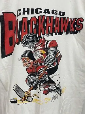 Chicago Blackhawks NHL Vintage Hockey T-Shirt Unisex Men Women • $18.99