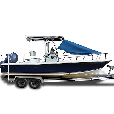 T-Top Boat Bow Shade UV Protection T-Top Bimini Top Bow Area Sun Shade Extension • $98.99