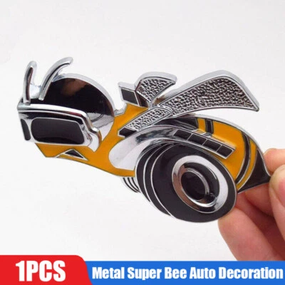 $10.79 • Buy 1pc Metal Super Bee Car Fender Side Badge Emblem Sticker New Auto Decoration