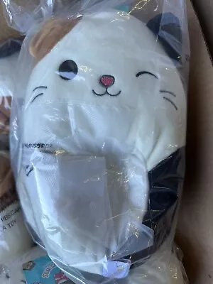 Adult Size 8 -9 (will Also Fit 10 - 12) Squishmallow Slippers CAM  The Cat NWT • $22