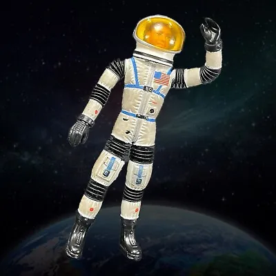 Vintage Major Matt Mason Astronaut Space Action Figure Mattel 1966 White Helmet • $107.99