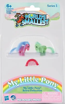 FIREFLY & MINTY - My Little Pony World's Smallest Series 1 • $8.45