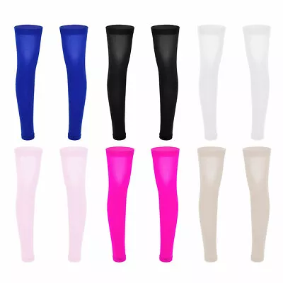 Men's Sports Football Soccer Footless Stockings Over Knee High Basketball Socks • $7.51