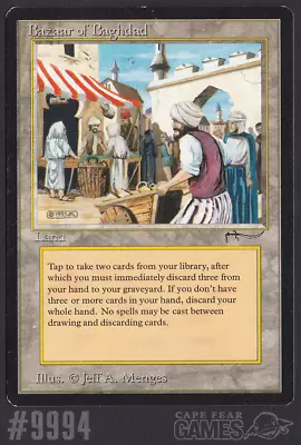 MTG Bazaar Of Baghdad #9994 Moderate Play English Arabian Nights • $2021.74