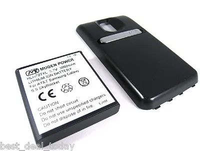 Mugen Power 3900mah Extended Battery For Samsung T989 T-Mobile Galaxy S 2  S2 II • $24.95