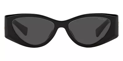 Miu Miu MU Sunglasses Women Black / Dark Gray 54mm New 100% Authentic • $264.58