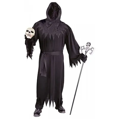 Grim Reaper Costume Adult Death Halloween Fancy Dress • $25.30