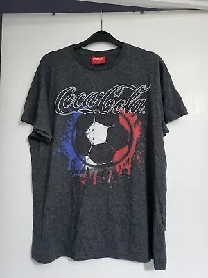 Coca Cola T Shirt L Football  • £2
