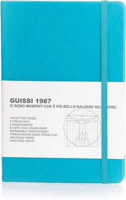 $23.90 • Buy Classic Dotted Grid Bullet Notebook Journal DotHard Cover A5 Premium 80gsm Thick