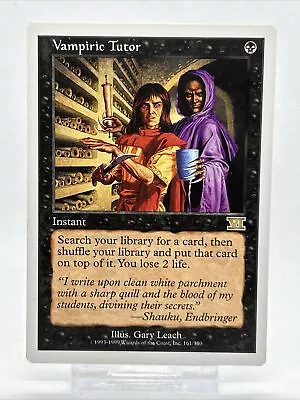 Vampiric Tutor 6th Edition PACK FRESH NM MTG Magic The Gathering • $44.95