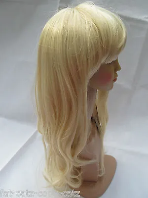 Women Ladies Long Wavy Curly Wig Extension Black Blonde • £9.99