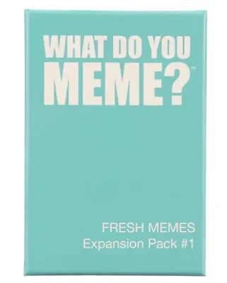 $19.95 • Buy What Do You Meme? Fresh Memes Expansion Pack #1 Adult Card Game