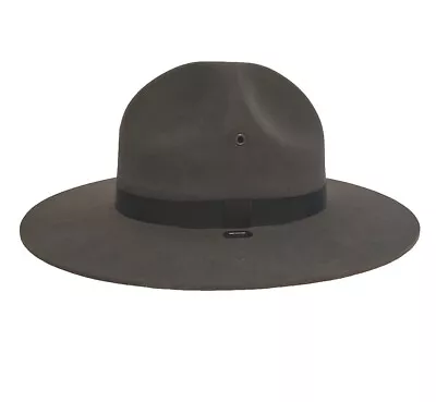 Felt STRATTON Self Forming Hat Dark Gray STATE POLICE TROOPER Size 6 3-4 • $25