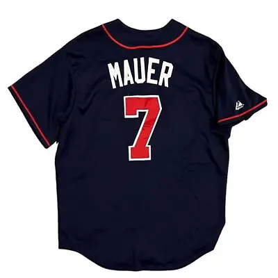 USA Made VTG Majestic Minnesota Twins Mauer #7 MLB Baseball STITCHED Jersey XL • $19.90