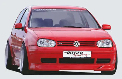 Front Bumper Spoiler Lip For VW Golf IV MK4 Splitter Extension Addon Skirt • $229.08