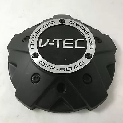 V-Tec 394 395 396 Wheel Center Hub Cap Matte Black C394-8CL 9  Diameter VT298 • $25