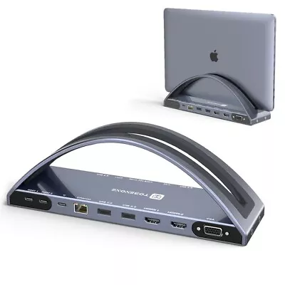 Laptop Docking Station Stand Dual Monitor For MacBook Pro/Air • $10