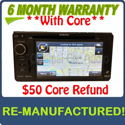 Reman 14-15 Subaru Forester OEM Touch Screen Navigation Bluetooth Radio Receiver • $425