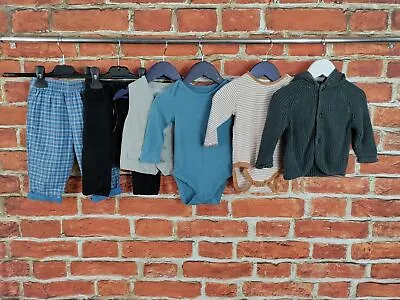 £14.99 • Buy Baby Boys Bundle Age 6-9 Months Next M&s Monsoon Etc Knit Hoodie Vest Jeans 74cm