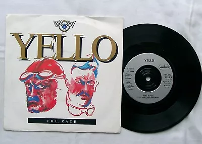 YELLO - The Race 7  - YELLO1 - 1988 UK - Gold Ink Cover - Silver Label • £3.99