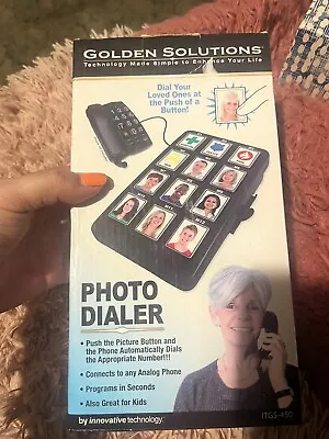 Golden Solutions Photo Dialer ITGS-450 Home Phone Visual Assistance Independence • $25.42