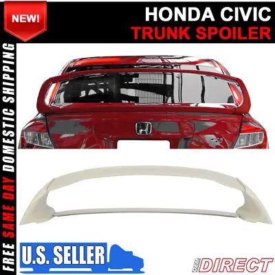 12-15 Honda Civic 4Dr RR Mugen Style 4Pc JDM Wing ABS Rear Trunk Spoiler • $104.99