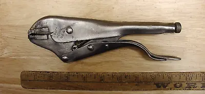 Vintage Husky 5472 U.S.A. Vise-Grip Style Locking Pliers8-3/4 Good Condition • $11.99