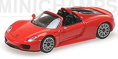 Porsche 918 Spyder 2013-15 Red 1:87 Minichamps • $20.46