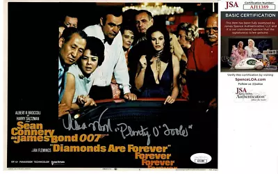 LANA WOOD SIGNED 8x10 PHOTO #8  JAMES BOND 007 DIAMONDS ARE FOREVER  JSA COA • $152.84