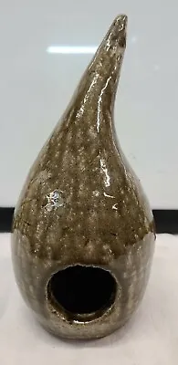 DAVID MEADERS Southern Primitive Folk Art Pottery Gourd Bird House Unsigned  • $135