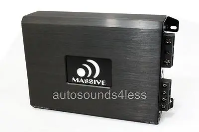 NEW Massive Audio E2 Edge Series 1600 Watt Monoblock Subwoofer Amplifier Amp E2N • $168.92