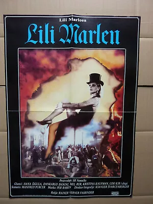 Lili Marleen 1981 / Fassbinder Hanna Schygulla / YUGOSLAVIAN MOVIE POSTER • $15