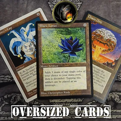 OVERSIZED 6X9  Promo Magic Cards - MtG MULTILIST - Supersize Your BLACK LOTUS! • £10