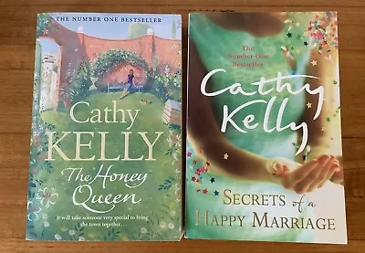 2 X Cathy Kelly Drama Paperbacks. The Honey Queen & Secrets Of A Happy Marriage. • $19.94