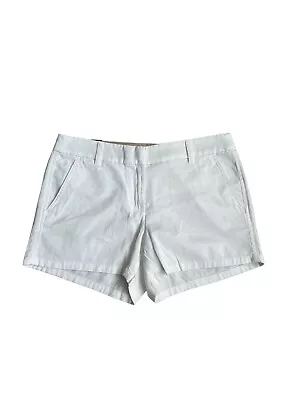 J. Crew Women White 3.5” Shorts Size 4 New • $12.74