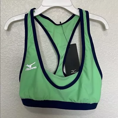 Women's Mizuno Volleyball Sport Bra Blue/mint Size XS • $22