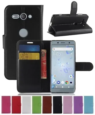 $5.89 • Buy Wallet Leather Flip Card Case Cover For Sony Xperia XZ2 Compact Genuine AuSeller