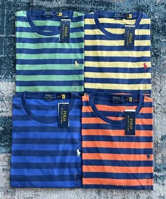 Polo Ralph Lauren Mens T Shirt Classic Fit Short Sleeve Striped Tee • $49.95