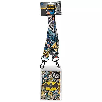 $15.98 • Buy Batman Lanyard With Collectible Sticker Black
