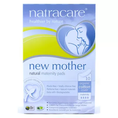 Natracare Natural Maternity Pads X 10 • £6.43