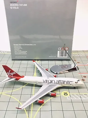 RARE Gemini Jets Scale 1:400 Virgin Atlantic Boeing 747-400 G-VXLG • $69